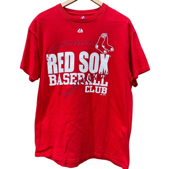 Majestic Other - Boston Red Sox baseball club Majestic Red t-shirt Size Large